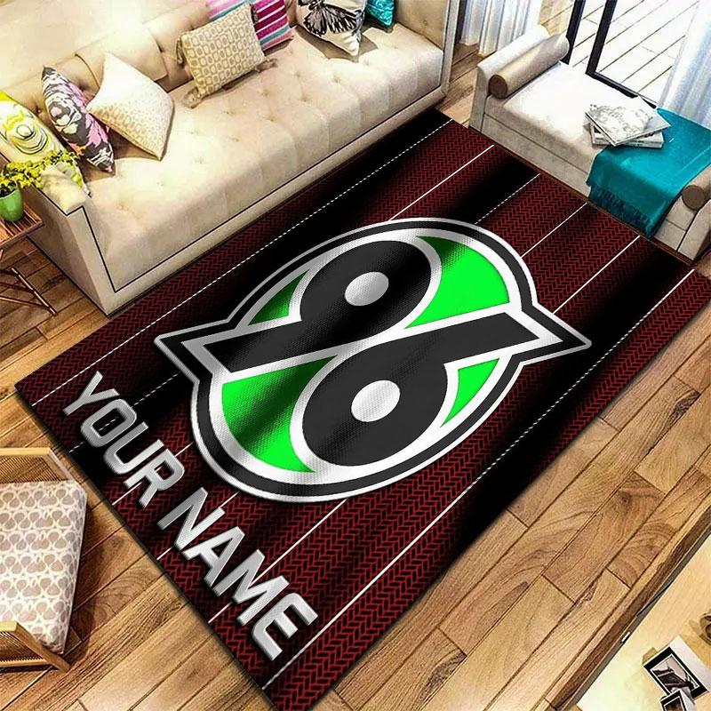 Hannover 96 Custom Name Carpet Rug for Living Room Bedroom Home Sofa Decoration,Kids play Non-slip Floor Mat