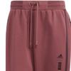 Adidas Knit Warm-Up Pants With Embroidered Logo And Cuffed Ankles Men Bottoms Burgundy HN8963