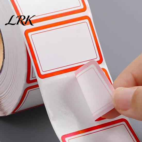 Office Organization Labels 500 Pcs Label Stickers, Color Coding Self-Adhesive Name Tags, Waterproof Neat Edge Stickers Removable for Handwriting File