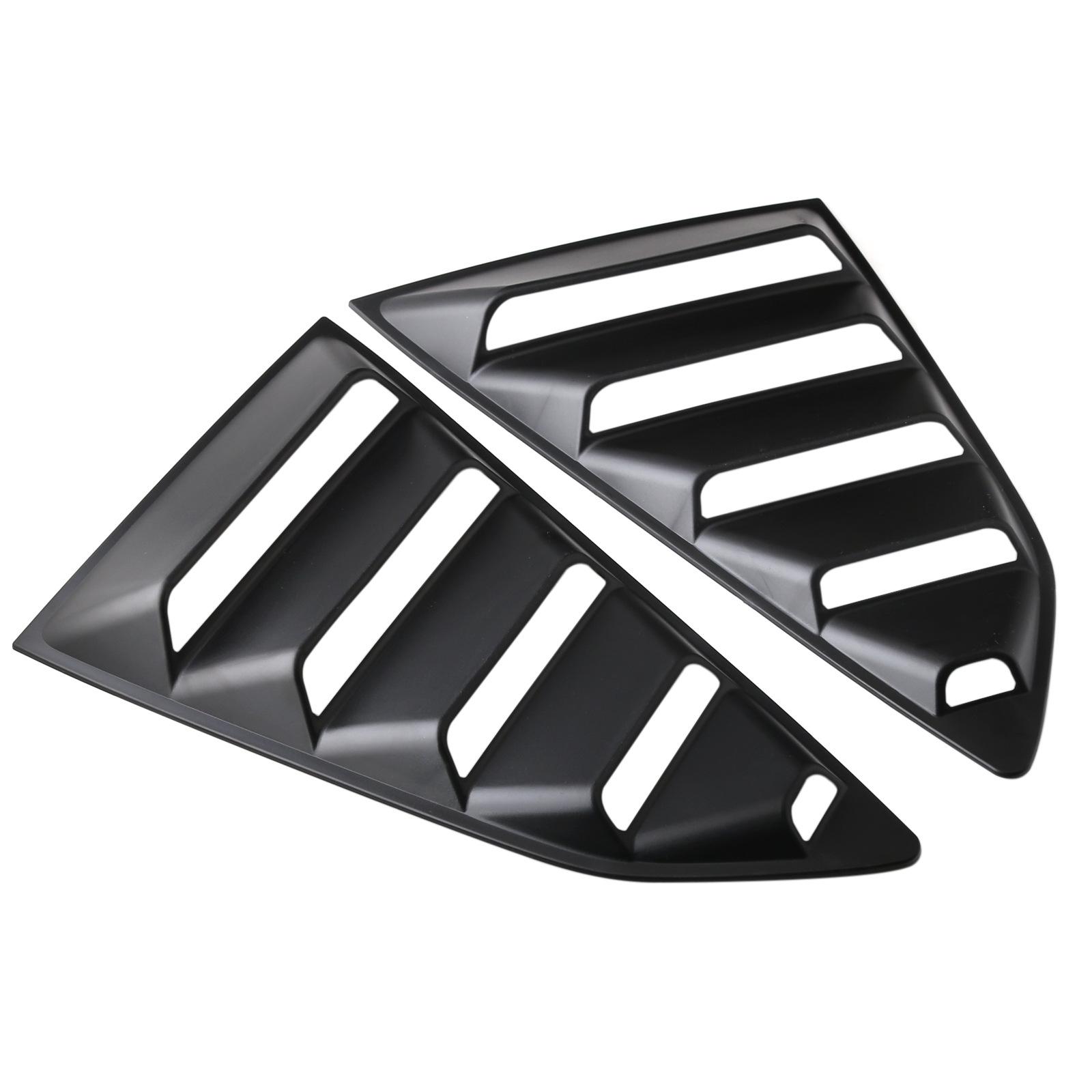

Quarter Window Louver Trim Cover for Chevrolet Camaro 2017-2026 2026 Rear Window Spoiler Panel Car Styling Exterior Accessosries матовый черный