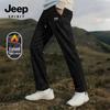 JEEP SPIRIT Men's Winter Alpaca Fleece Lined Wide-Leg Casual Pants