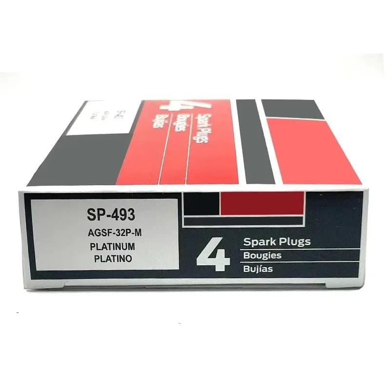 

4/6 шт. SP-493 AGSF32PM Платиновая свеча зажигания для Ford Fiesta F-150 Probe Cadillac Deville STS SRX Mercury Capri Mazda MPV 4pcs
