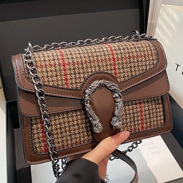 

Контрастные цвета, новый стиль, маленькие квадратные сумки для женщин с цепочками на одно плечо и через плечо