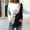 Spring and Autumn Women Long Sleeve T-shirt Fashion Leopard Graphic T-shirts 3d Print Streetwear Ladies Tees Loose Casual Female Tops