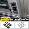 For Toyota Lexus 600 700 LX600 LX700 -2026 Car A Pillar Vent Decoration Cover Easy Tall Interior Protection Accessories