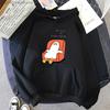 Duck I'm Sick of Everything Hoodies Cartoon Anime Sweatshirts Autumn Spring Winter Tops Long Sleeve Men Sudadera