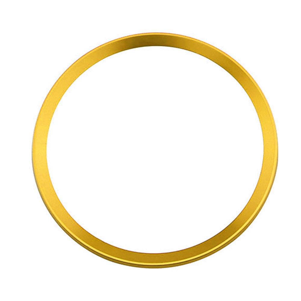 Color My Life Aluminum Alloy Car Steering Wheel Ring Stickers Decals Fit for A3 A4 Q3 Q5 A5 A6 Automobiles