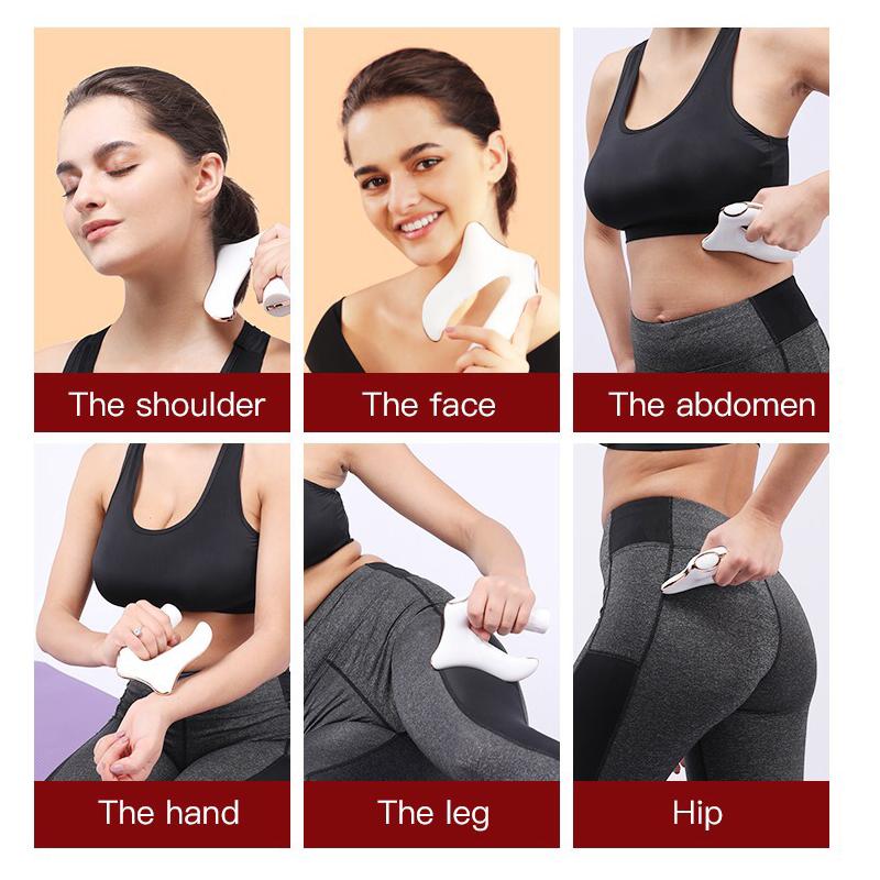 Portable Electric Fascial Knive for Deep Muscle Relaxation Adjustable Portable Muscle Scraping  Body Nekc Massage Back Scraping