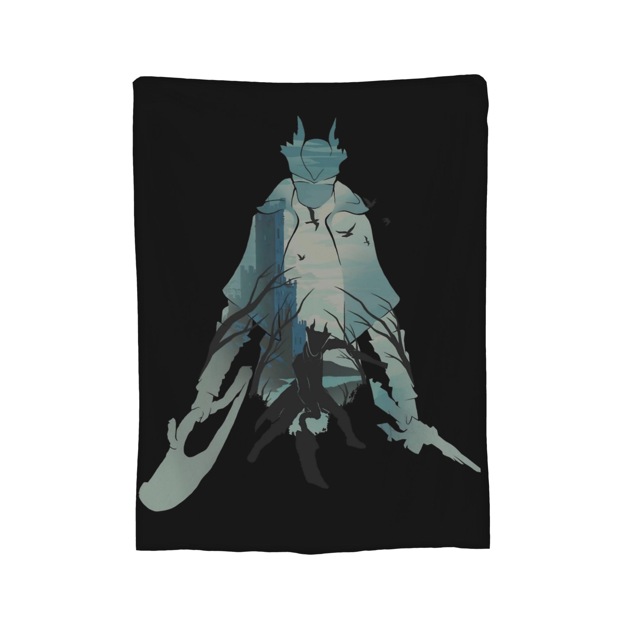 Bloodborne Video Game Blanket Fleece Printed   Multifunction Lightweight Throw Blankets for Home Couch Quilt 130x150cm