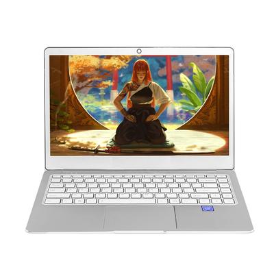 Guscio Metallico Premium Laptop Sottile MS Office Windows FHD IPS Silenzioso Celeron J3455 8GB 64GB PC Portatile con Batteria Leggera Mini USB e LAN Wireless