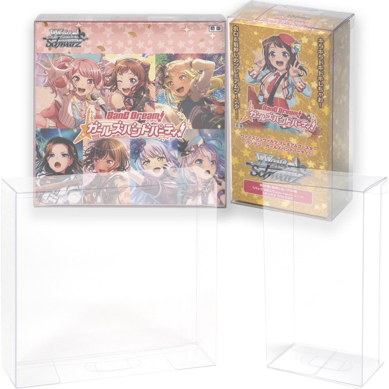

EYESRAIL Boxx Guardian Weiss Schwarz BOX Жесткий загрузчик Защита от ультрафиолета Отечественное производство Коллекция Прозрачный чехол для хранения Усилитель ([4 каждого] Твердый, &