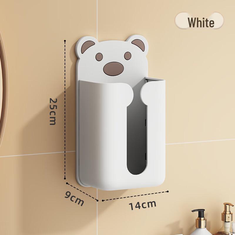 Wall-Mounted Dual-Use Tissue Box