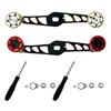 Fishing Reel Arm Aluminum Alloy Baitcasting Fishing Reel Rocker Dual Grip Handle Fishing Accessories