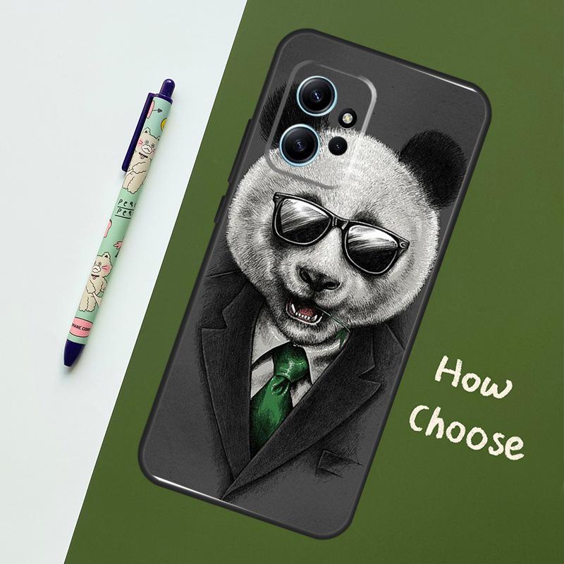 Man Suit Shirt Tie Case For Xiaomi Redmi Note 11 12 10 Pro 8 9 Note 12S 11S 9S 10S Redmi 12C 9C 10C 12 Cover