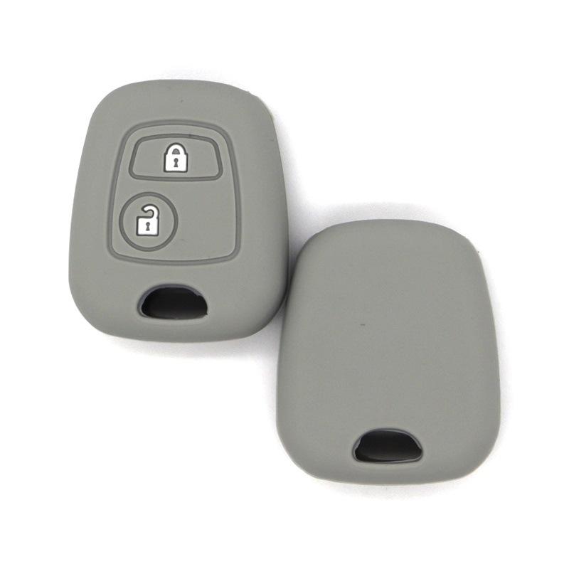 Suitable for Peugeot 108206301 straight 2-key silicone car key bag