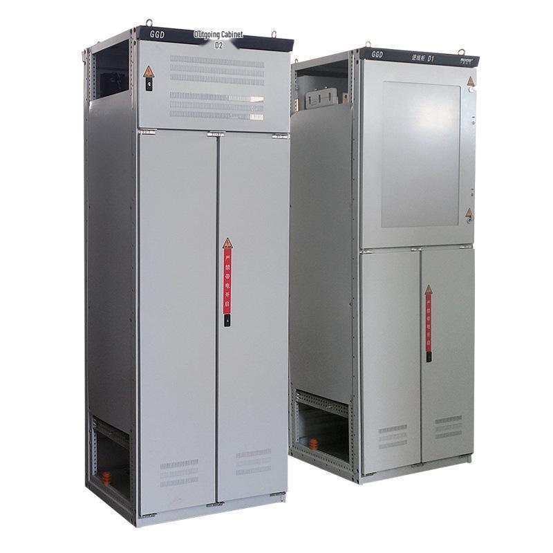 GGD Low Voltage Distribution Cabinet with Capacitive Compensation and GGJ Metering and Compensation Cabinet for High/Low Voltage Switchgear