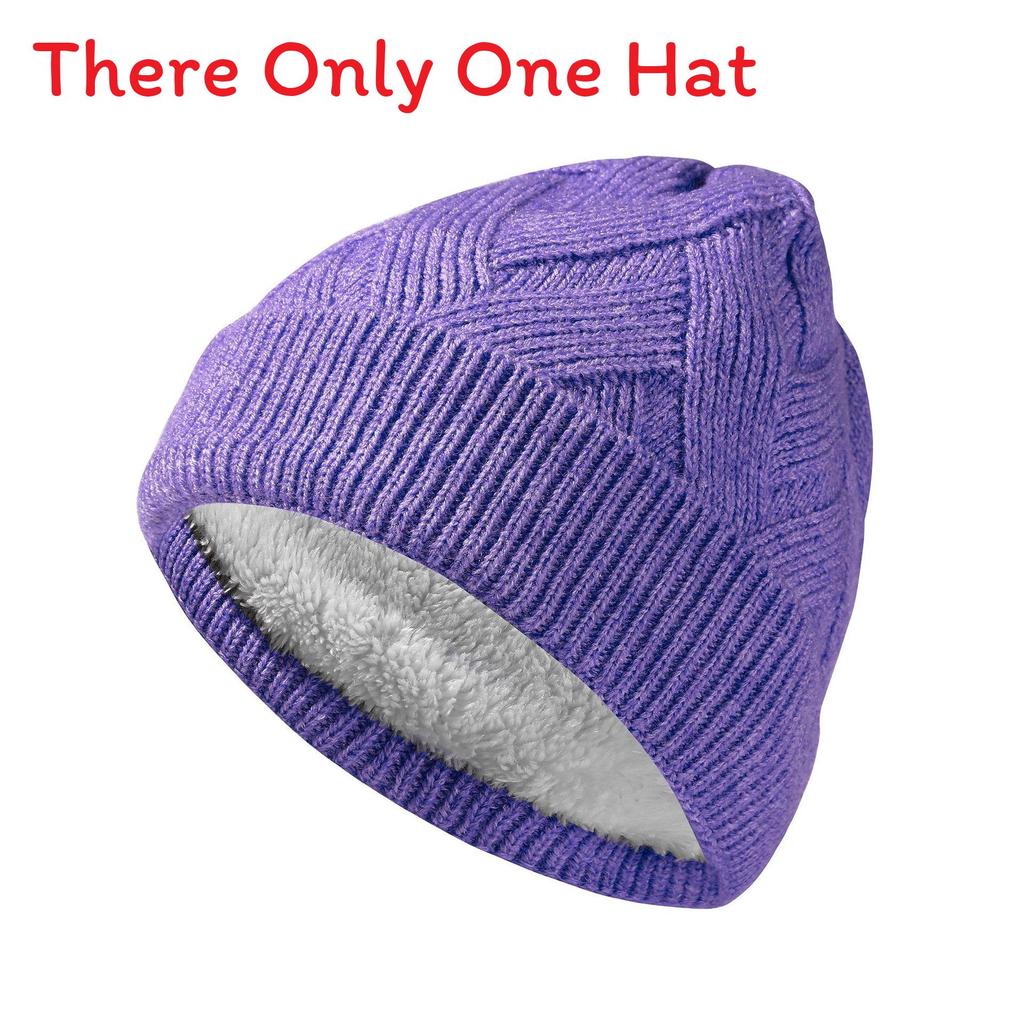 

Wool Knit Hat For Men And Women Warm Thicker Beanie With Windproof And Insulation For Outdoor Winter Use