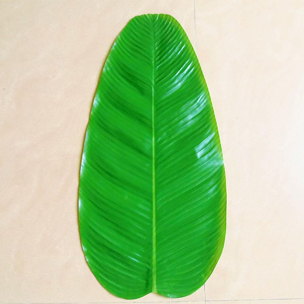 5 PZ Foglie di Banana Banana Artificiale Per Decorazione Domestica Hawaiana