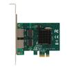 PCIE X1 Ethernet Card BCM5720 Gigabit Dual Port Copper Cable RJ45 Media Interface PCIE Network Adapter for WOL PXE VLAN