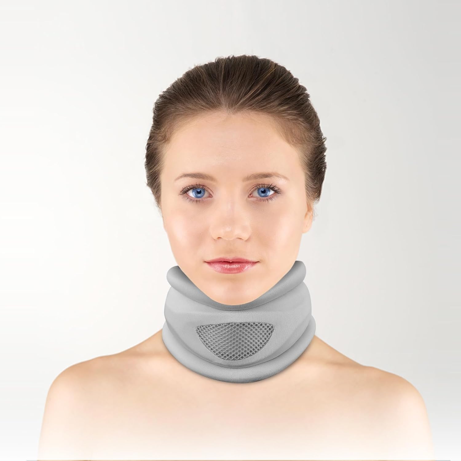 Neck Brace, Soft Foam Cervical Collar for Sleeping, Neck Braces for Neck Pain and Support, Adjustable Cervicorrect Neck Brace Keep Vertebrae Stable &