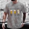Beer Drinker Optimist Realist Shirt Harajuku T Shirt Funny Men Clothing Graphic T Shirt Mens Clothes Unisex Shirts Chemise Homme
