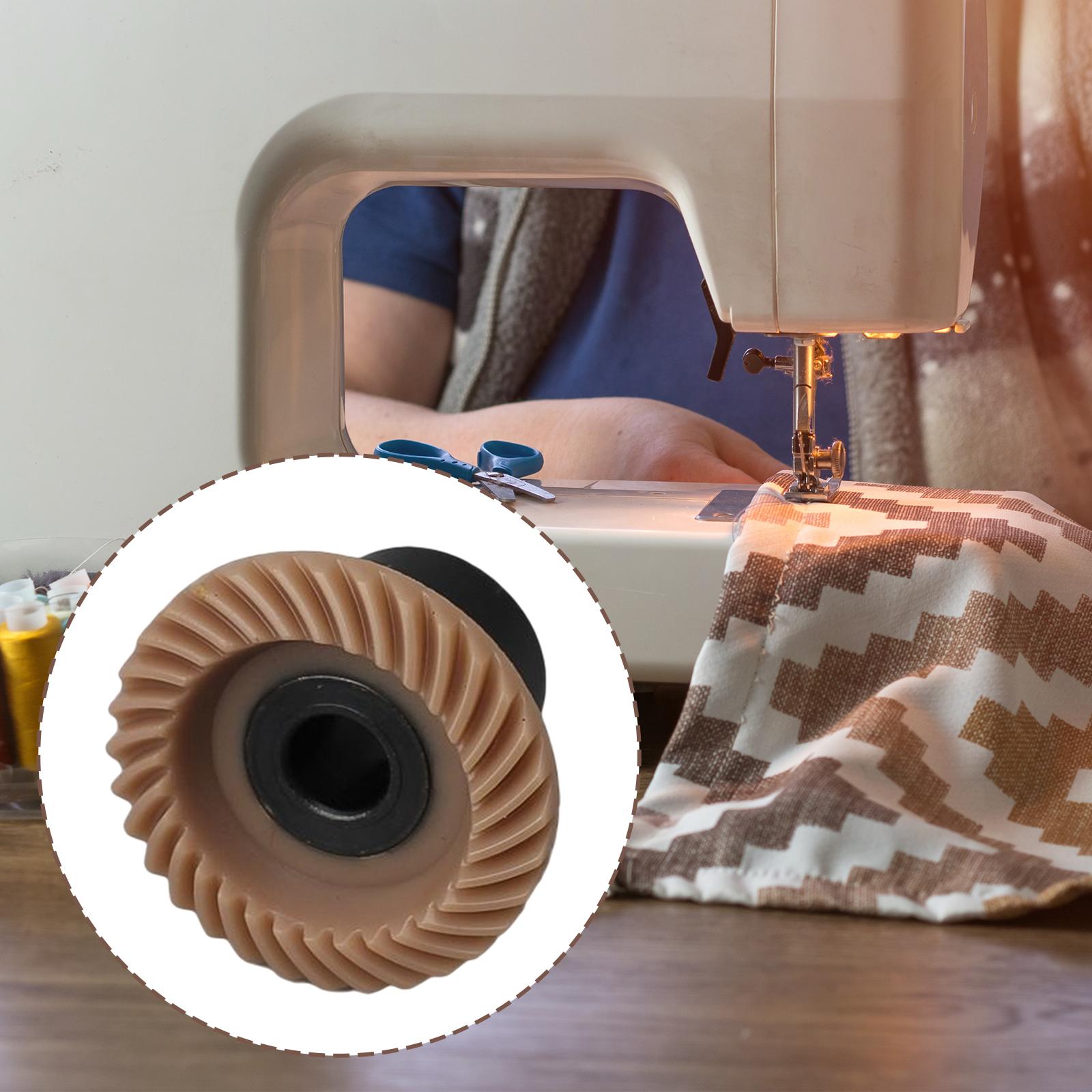 Multipurpose Drive Gear, Hook Drive Bevel Gear, Circle Durable Easy to Use Stable Sewing Machine Part for Model 673078003 черный коричневый