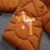 Children's Fashion Winter Baby Coat Hoodie Cotton Jacke Boys Padded Jacket Cute Winter Keep Warm Coat