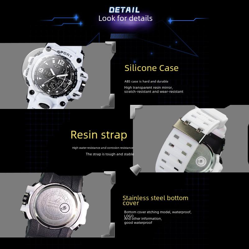 Ceas sport electronic luminos cool pentru băieți 2022 pentru elevi de gimnaziu