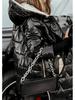 Autumn/Winter 2025 Hooded Mid-Length Cotton Coat with Three Zippers