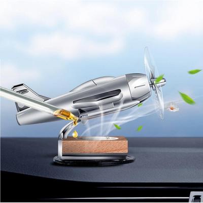 Può Girare Quando C'è Luce Solare Energia Solare Aeroplano Auto Profumo Decorazione Ornamenti Interessanti Decorazioni per Interni Giocattoli