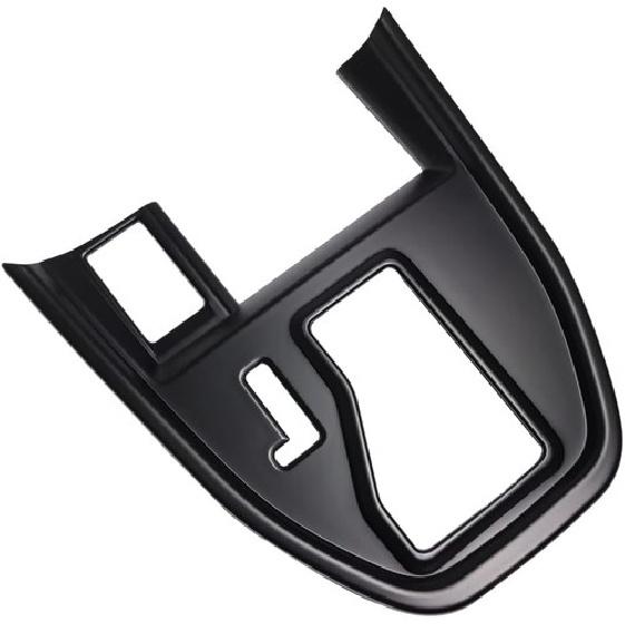 Center Console Gear Shift Panel Cover Trim Matte Black Without Extra Button