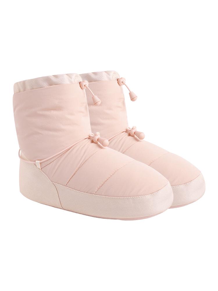 Women's Autumn/Winter Velvet Ballet Warm-up Shoes - Cotton-Insulated Boots for Dance Practice