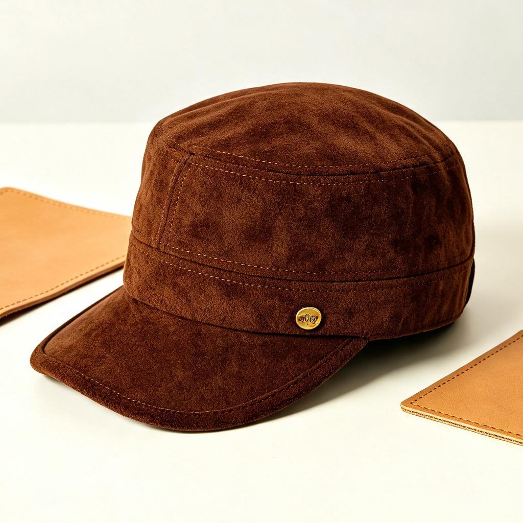 British Retro Style Temperament Cap Simple Casual Versatile Equestrian Hat Autumn and Winter Small Fresh College Style Hat Women