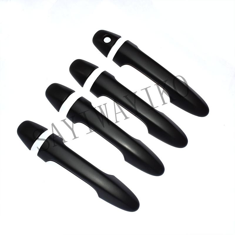 ADATTO Per 2015 2016 2017 Hilux Nuovo Pickup Maniglia Porta ert Rivestimenti ADATTO Per Toyota Hilux Car Styling Toyota Hilux Revo Vaschette Parte