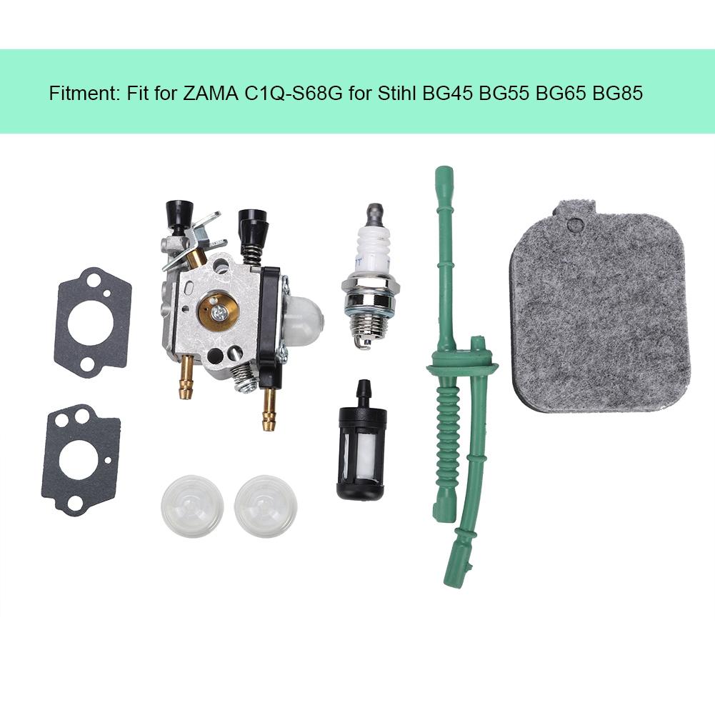 Blower Carburetor Kit Replacement Fit for ZAMA C1Q-S68G for Stihl BG45 BG55 BG65 BG85