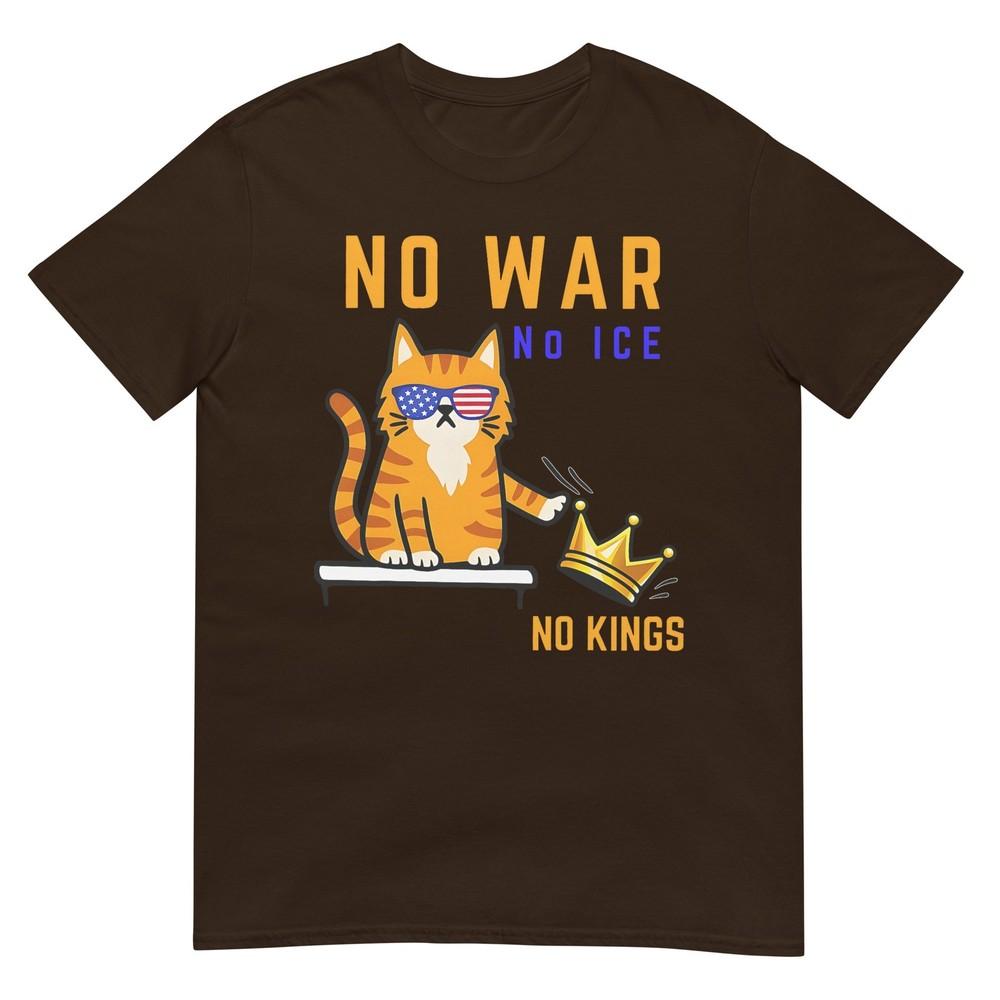No Kings No Ice No Wars Cat Quote Tshirt