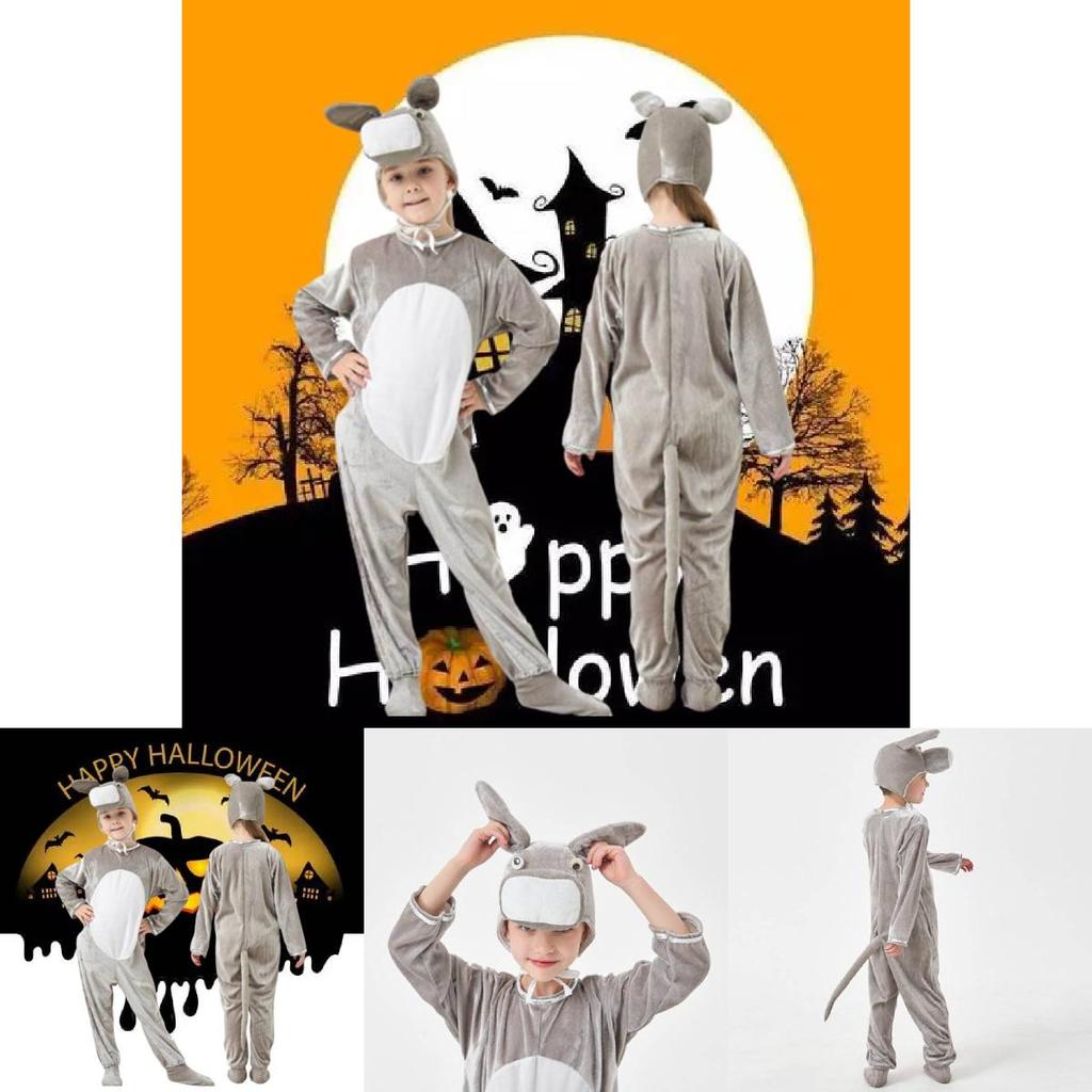 Adorable Kids Donkey Costume For Halloween Cosplay Polyester Material