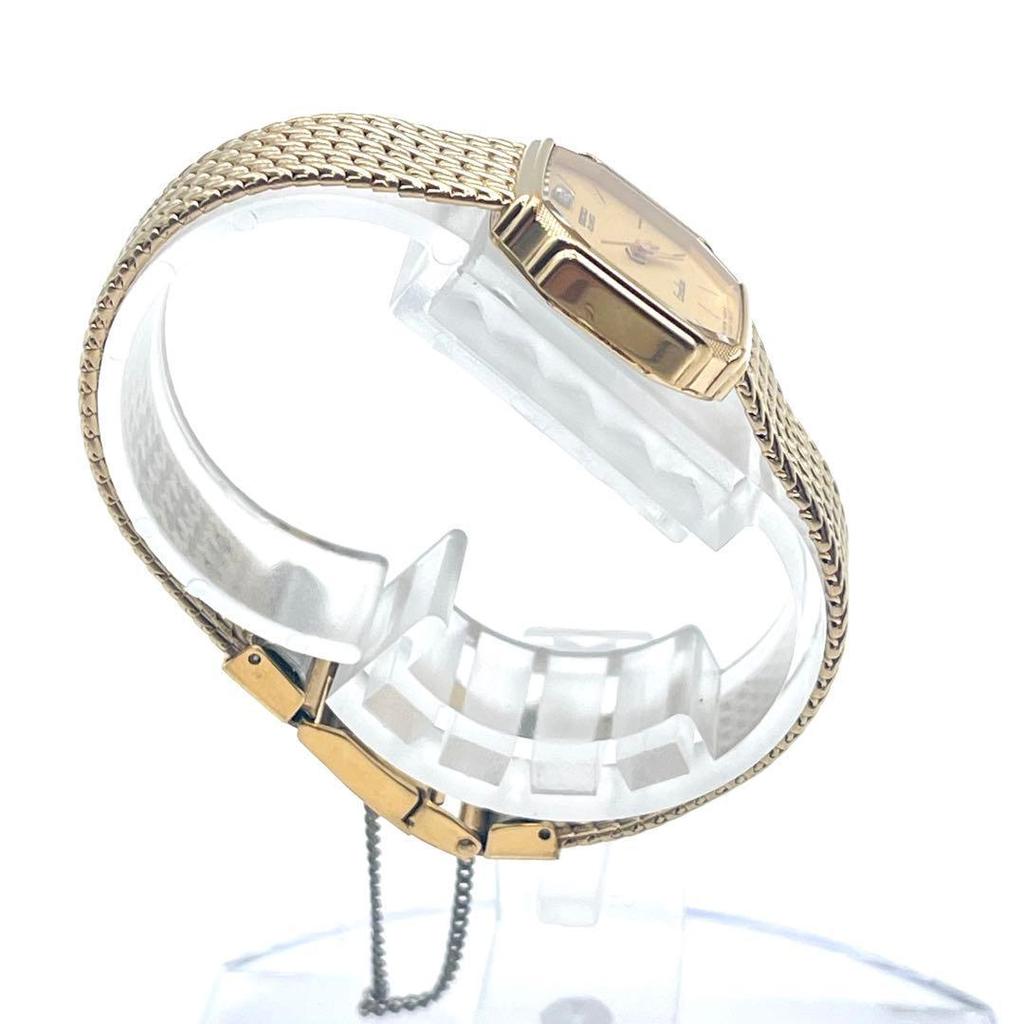 Used Working  Beautiful Condition SEIKO Exceline Diamond Ladies Watch Gold