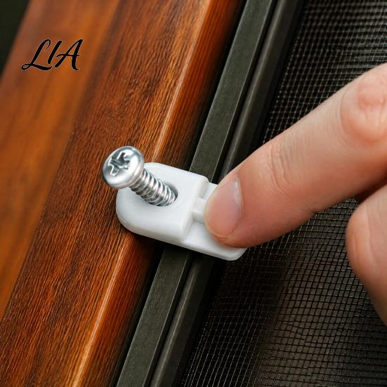 Replacement Clips for Window Screens Screen Clips, Retainer with Screws Frame Outdoor Fasteners Replacement, Durable Storm Windows and Mesh