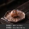 Lucky Purple Sand Small Goldfish Line Incense Burner, Household Indoor Insert Seat Zen Tea Room Desktop Incense Burner Ornament
