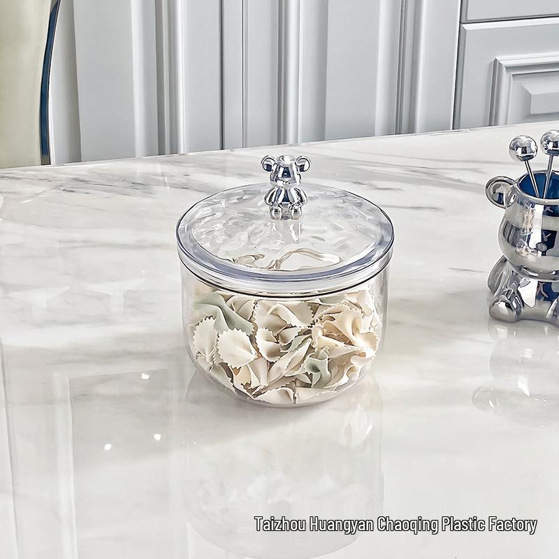 Silver Bear Airtight Food Storage Jars - Moisture-Proof for Kitchen Grains & Dried Goods