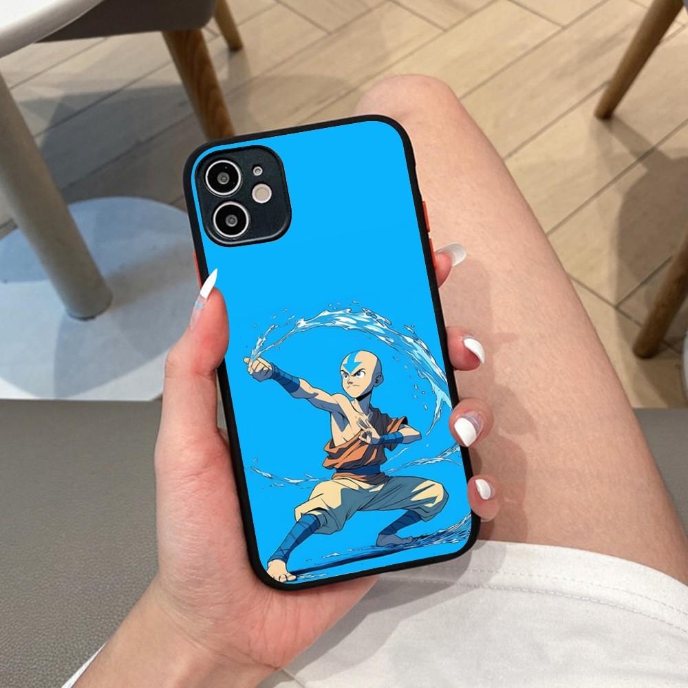 A-AvatarS The Last A-Airbender Anime Pouzdro na telefon Pro IPhone 14 X XR XS 7 8 Plus 11 12 13 Pro MAX 13mini Matné Nárazuvzdorné Pouzdro