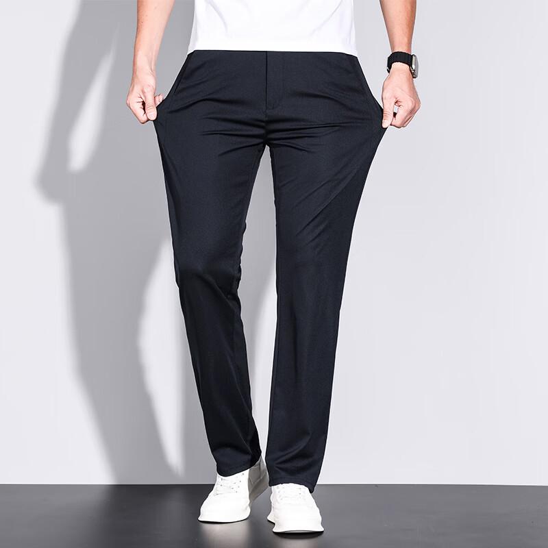 Playboy Men s Summer Lightweight Straight-Leg Casual Pants 33