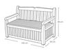 Garden Bench/Terrace Box, Eden 265L, Graphite - Kt 92 3423