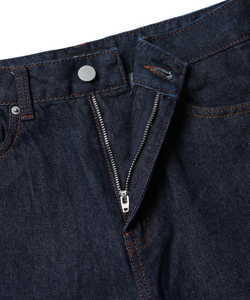 Musinsa Standard Woman Women'S Denim Mini Skirt [Deep Indigo]