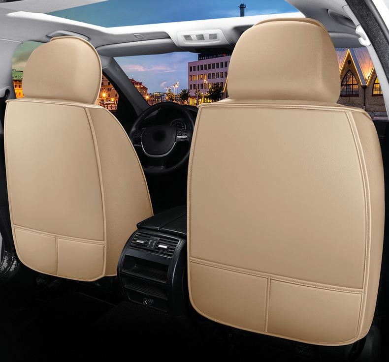 3D Full Surround Leather Car Seat Cover for Sedan - All-Season Cushion