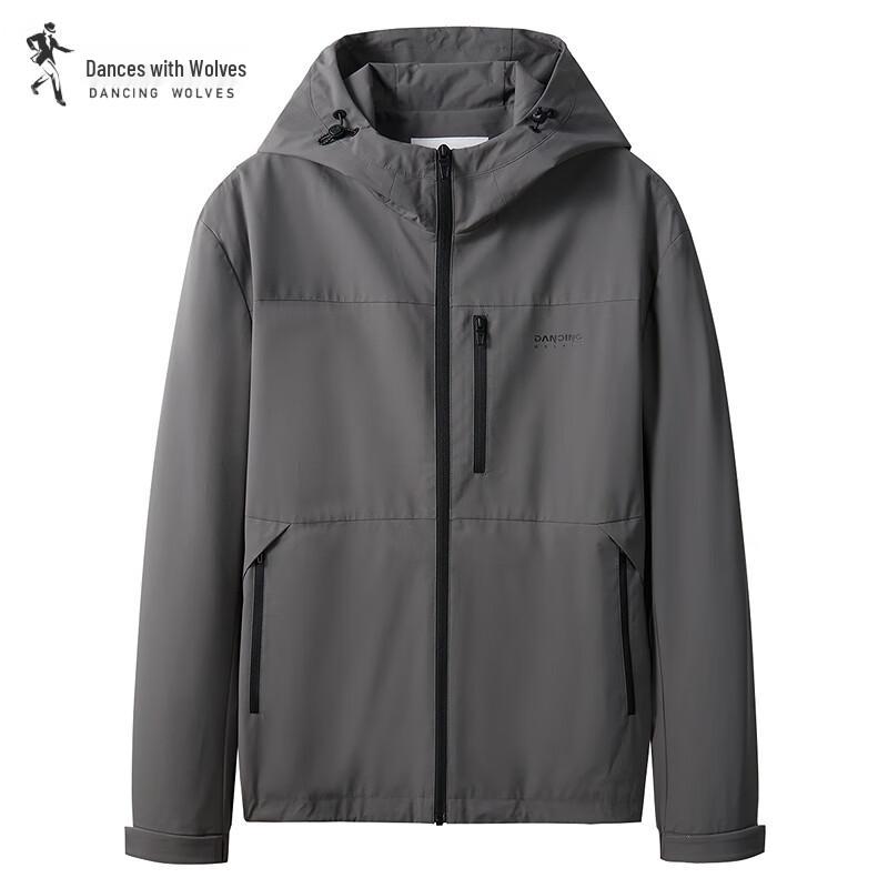 Tanz mit Wölfen Herren 3-Proof Outdoor Kapuzenjacke