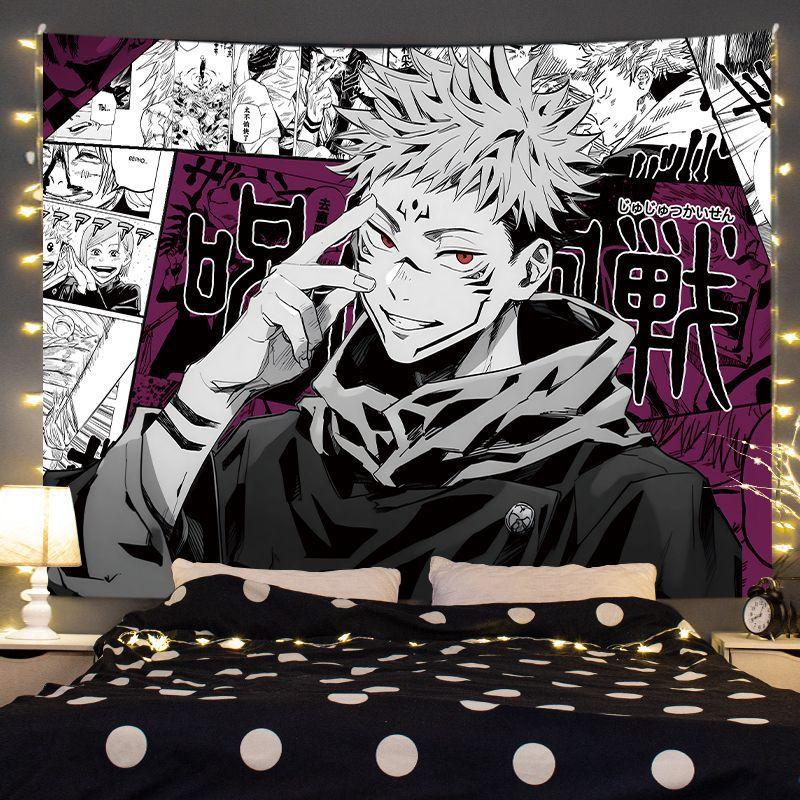 JJujutsu KKaisen Tapestry  Gojo Satoru Anime Wall Art Decor for Bedroom  Home Wall Decoration