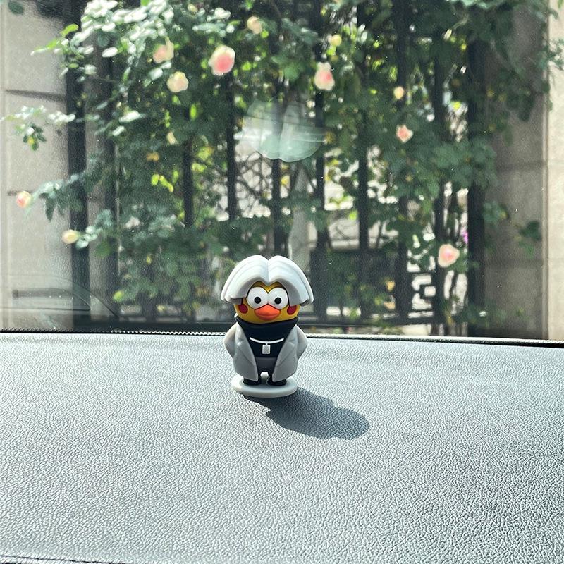 Chicken Pigeon Desktop & Car Ornament: Cute Cai Xukun Ikun Figurine for DIY Decoration