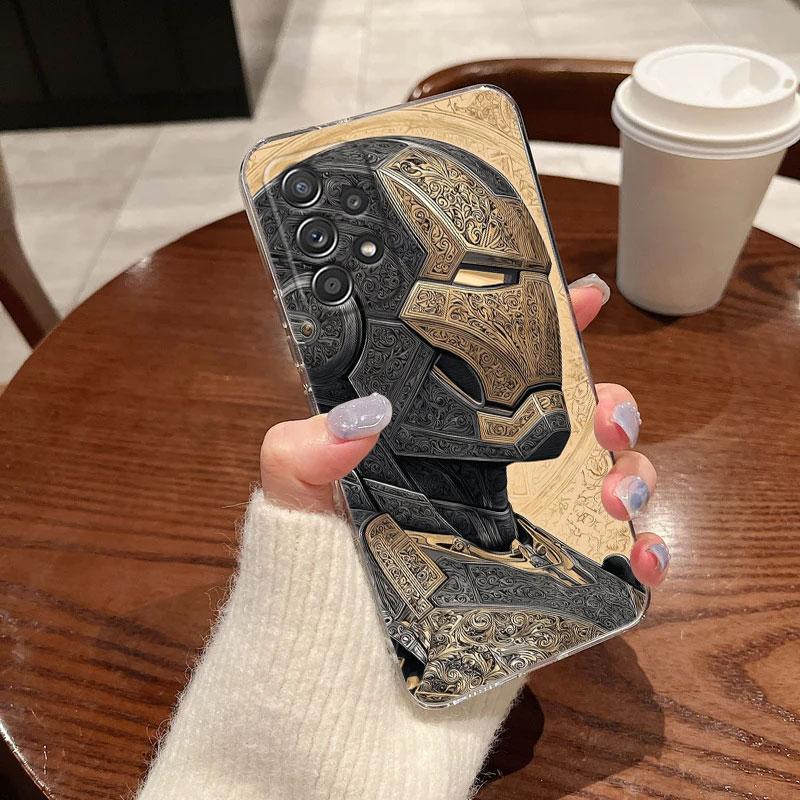Spider Iron Man Black Panter Marvel Clear Case For Samsung Galaxy A57 A37 A56 A36 A55 A54 A35 A26 A07 A17 A16 A06 A36 A15 Cover